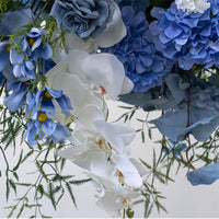 Flowerva Blue Forest Style Simulated Flower Decoration