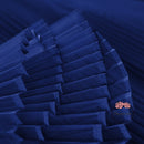 Royal Blue Great Pleated Organza Crinkle Fabric 6324