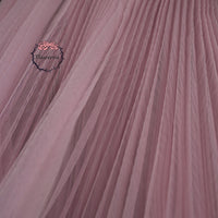 Lotus Root Pink Great Pleated Organza Crinkle Fabric 6324