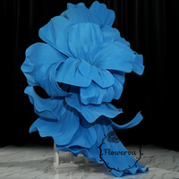 Flowerva Giant Medium Blue Flying Sky Flower Shape Party&Wedding Event Decora