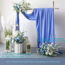 Flowerva Fresh Blue and White Simulated Floral Arrangement Wedding&Event&Party Background Stage Decoration