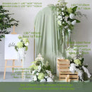 Flowerva Green Floral Scene Arrangement Wedding Event Background Set Props Simulated Flowers