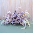 Flowerva Purple Style European Style Arch Simulation Flower Arrangement Wedding Event Party Background Decoration