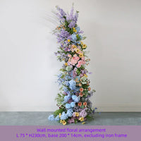 Flowerva Simulated Rose Garden Scenery Arches Wall mounted Flower Wedding&Party&Event Arrangement Decoration