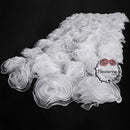 Super Fluffy Organza Big Flower Wedding Dress/Bridal Hair Accessories/Stage Decoration