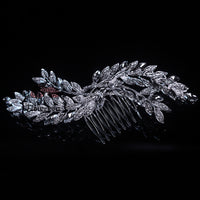 Flowerva Romantic Temperament Silver Wings Wing Hair Side Shape Headdress