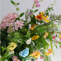 Arc en corne de taureau série forêt pastorale, décoration de fond pour événement de mariage, Art floral simulé