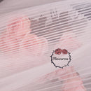 Flowerva White Great Pleated Organza Crinkle Fabric 6324