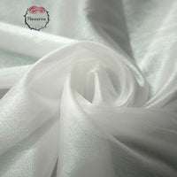 Flowerva Crystal Shining Organza Pearl Wedding Dress /Decoration Design Fabric