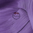 Flowerva Deep Purple Flowerva Pleated Decoration Printmaking Fabric