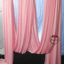 Flowerva Light Pink Elastic Milk Silk Drapery for Wedding Background Wall Decoration #74