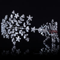 Flowerva High-End Creative Forest Style Bridal Crown Headband