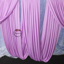 Flowerva Fantasy Purple Milk Silk Elastic Drapery Wedding Scene Decoration #64