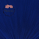 Royal Blue Great Pleated Organza Crinkle Fabric 6324