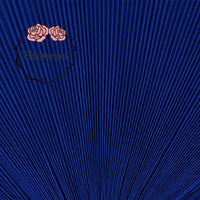 Royal Blue Great Pleated Organza Crinkle Fabric 6324