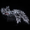 Flowerva Romantic Temperament Silver Wings Wing Hair Side Shape Headdress