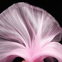 Peach Pink Glossy Pleated Texture Wedding Dress Styling Fabric