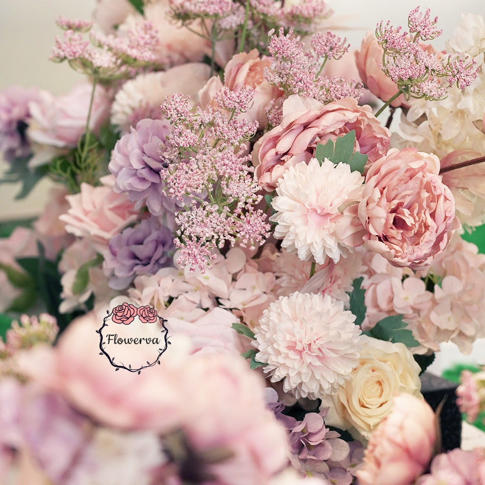 Grand arc de mariage, support à fleurs, Guide routier, décoration de fond de scène de fleurs