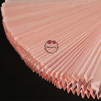 Flowerva Shrimp Pink Great Pleated Organza Crinkle Fabric 6324