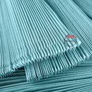 Bright Blue Great Pleated Organza Crinkle Fabric 6324