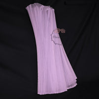 Charming And Elegant Light Violet Pleated Fabric Bouquet