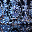 Flowerva Bright Crystal Diamond Bridal Crown Headband