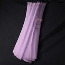 Charmant et élégant bouquet en tissu plissé violet clair