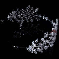 Flowerva High-End Creative Forest Style Bridal Crown Headband