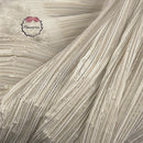 Décoration de mariage de tissu de texture de plissage de ride d'estampillage d'or chaud blanc