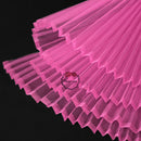 Barbie Pink Great Pleated  Organza Crinkle Fabric 6324