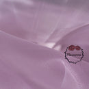 Flowerva Grey Purple Silk Organza Thin Soft Wedding Decoration Dress Design Fabric