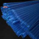 Flowerva Deep Sea Blue Brilliant Pearlescent Fabric Wedding Stage Decoration