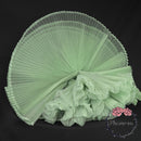 Light Green  Great Pleated Organza Crinkle Fabric 6324