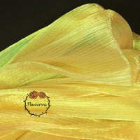 Flowerva "Dazzling Yellow Rose" Wedding&Party Stage Background Fabric Decoration