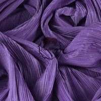 Flowerva Deep Purple Flowerva Pleated Decoration Printmaking Fabric