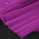 Rosy Purple Great Pleated Organza Crinkle Fabric 6324