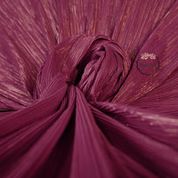 Rose violet or chaud estampage rides plissage Texture tissu décoration de mariage