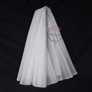 White Great Pleated Organza Crinkle Fabric 6324