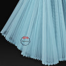 Clear Sky Blue Great Pleated  Organza Crinkle Fabric 6324