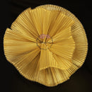 Flowerva Luxury Gold Brilliant Pearlescent Fabric Wedding Stage Decoration