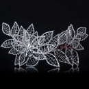 Flowerva Forest Hollow Leaves Rhinestone Wedding Dress Bride Headband