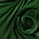 Tissu de gravure de décoration plissé Flowerva vert olive