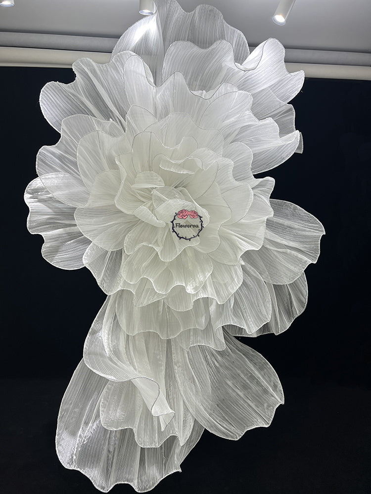 Flowerva Organza Wedding Arrangement Decorative Floral Semi-Finished Petals