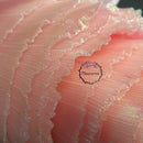 Tissu Organza plissé à Texture sirène rose tendre, décoration de mariage, conception de robe de mariée