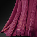 Rose Purple Hot Gold Stamping Wrinkle Pleating Texture Fabric Wedding Decoration