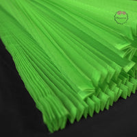 Multiple Colors Options Great Pleated Organza Crinkle Fabric 6324