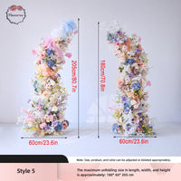 Blue And Purple Series Simulation Floral Wedding Scene Decoration