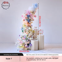 Blue And Purple Series Simulation Floral Wedding Scene Decoration