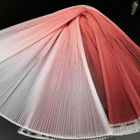 Gradient Pleated Hard Mesh Pleated Fabric Jersey Modeling Decorative Background Stage Designer Fabrics
