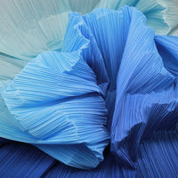 Flowerva Pleated Gradient Color Textured Fabric Handmade DIY Background Decoration